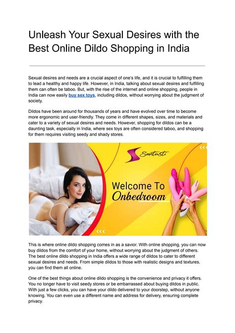 dildo in india